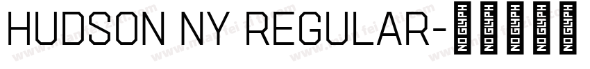 Hudson NY Regular字体转换